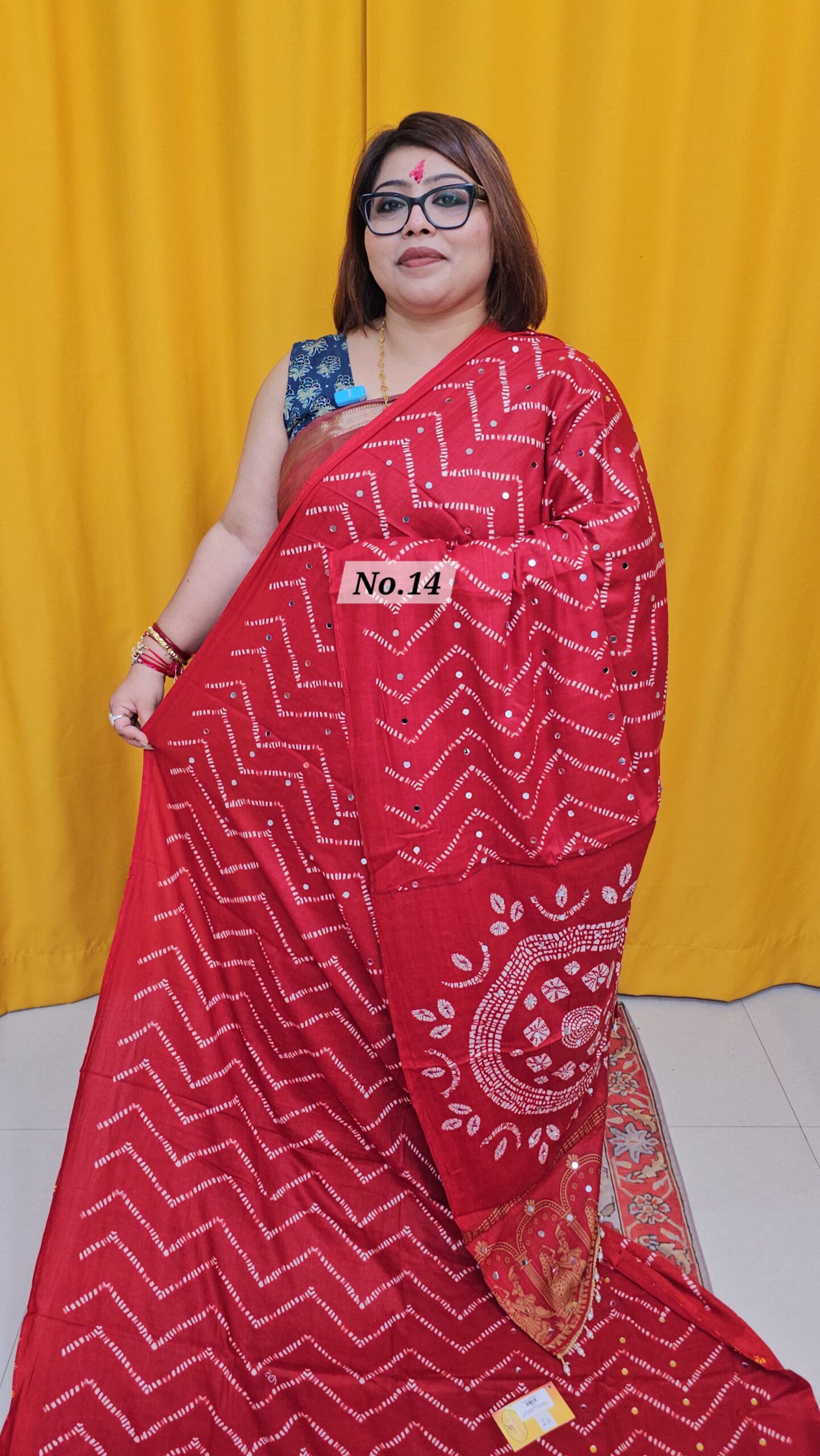 1ST SEP – SEMI MODAL GAZZI SILK SAREE (NO.14)