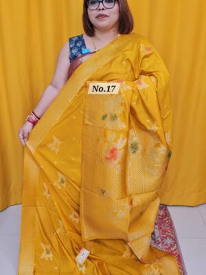 1ST SEP – GEORGETT SILK KHADDI SAREE (NO.17)