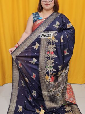 1ST SEP – GEORGETT SILK KHADDI SAREE (NO.21)