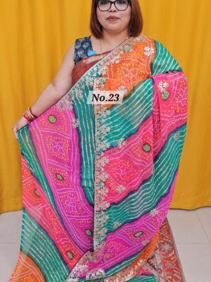 1ST SEP – MOSS CHIFFON SAREE (NO.23)
