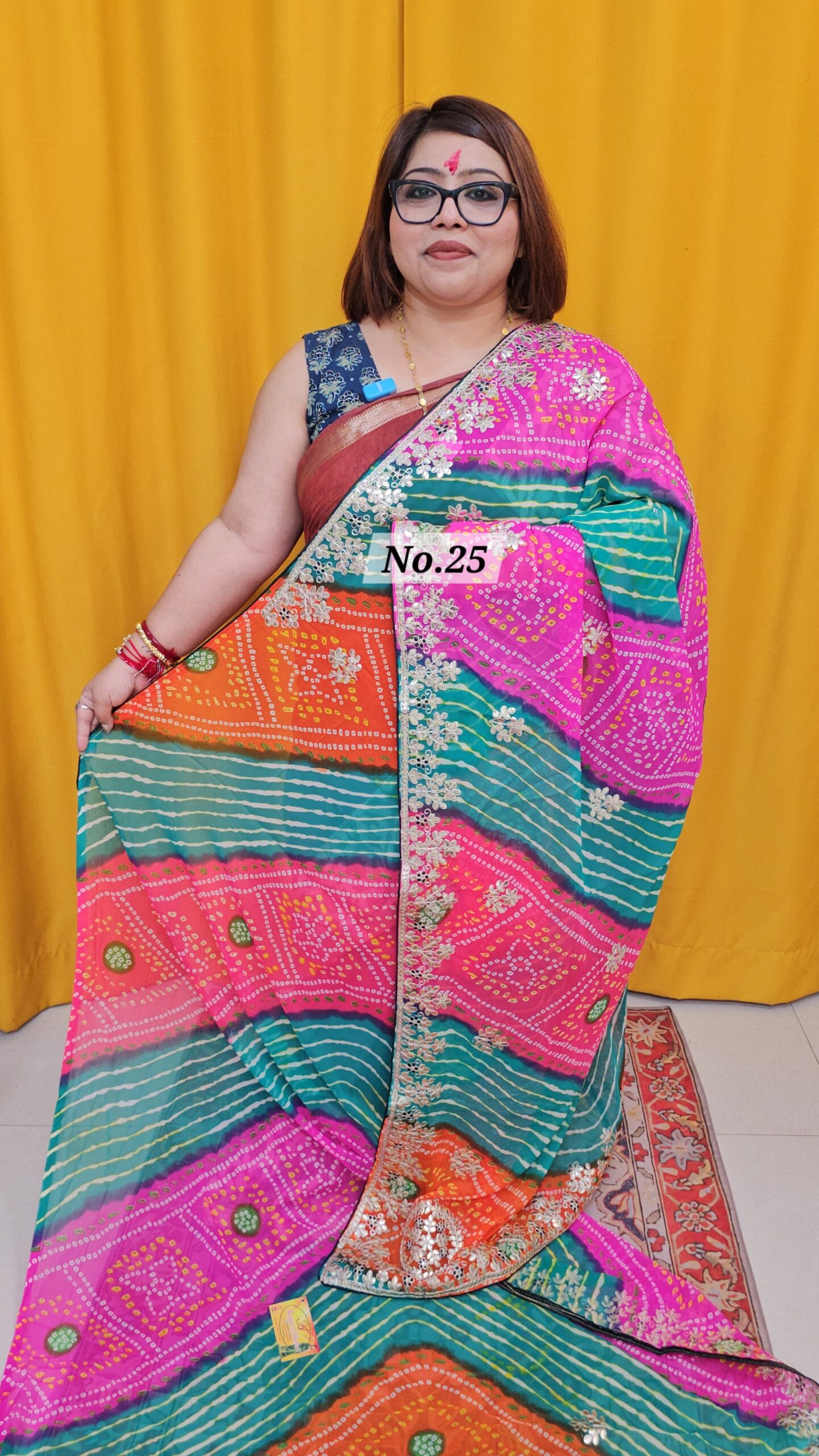 1ST SEP – MOSS CHIFFON SAREE (NO.25)