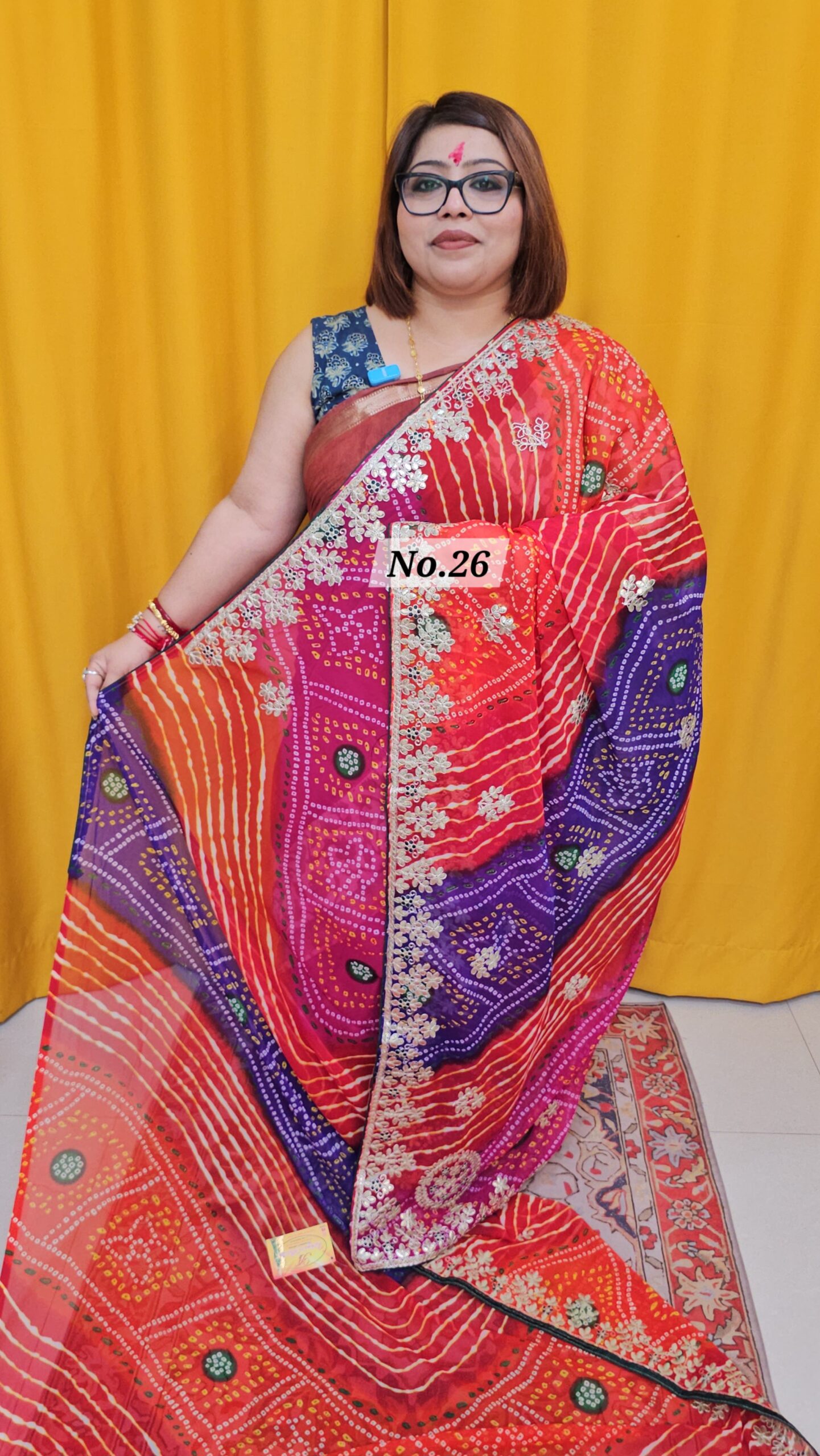 1ST SEP – MOSS CHIFFON SAREE (NO.26)