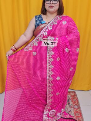 1ST SEP – MOSS CHIFFON SAREE (NO.27)
