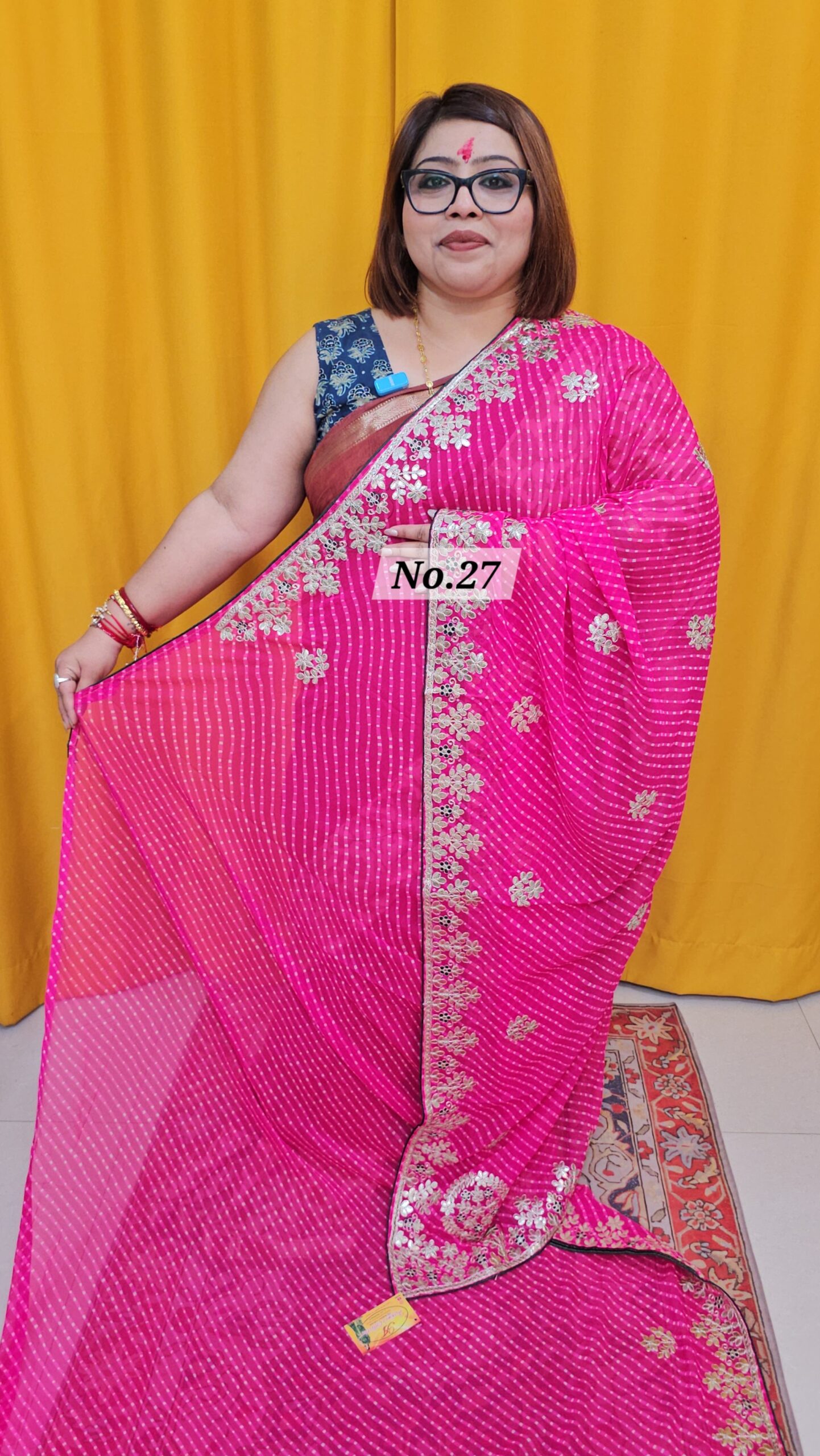 1ST SEP – MOSS CHIFFON SAREE (NO.27)