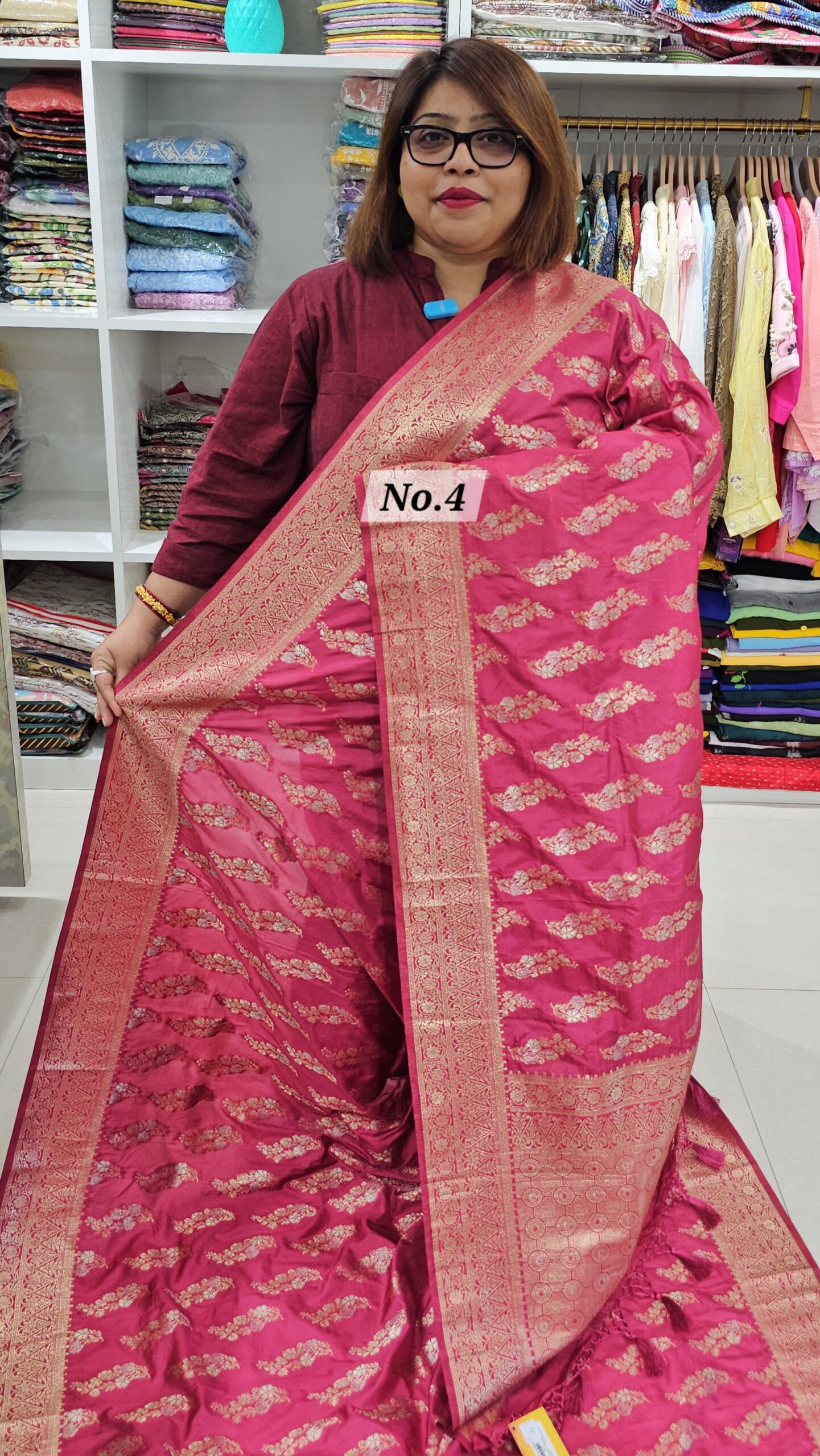7TH SEP LIVE - KATAN SOFT BANARSI SAREE (NO.4)