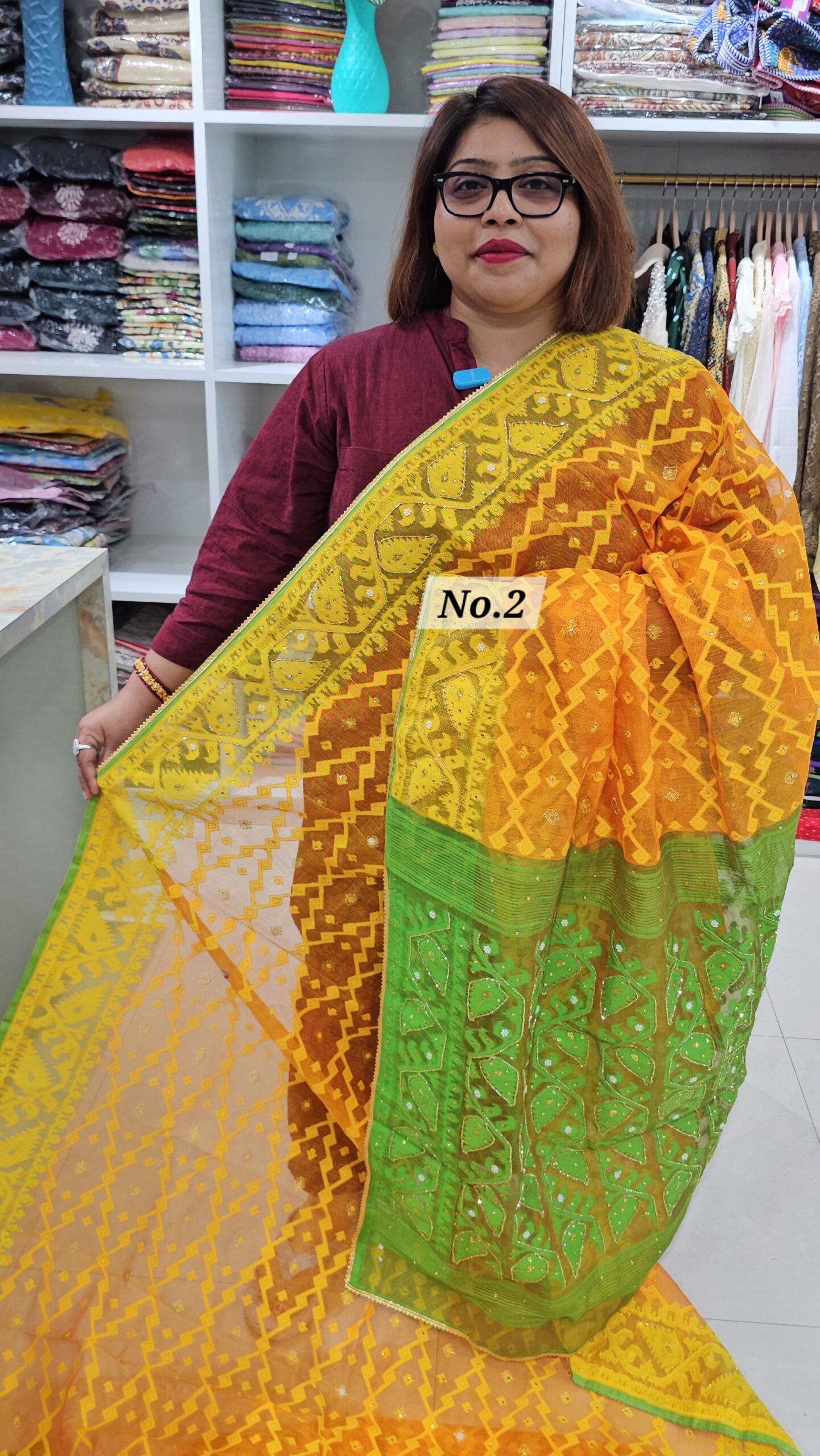 7TH SEP LIVE - KATDANA JAMDANI SAREE (NO.2)