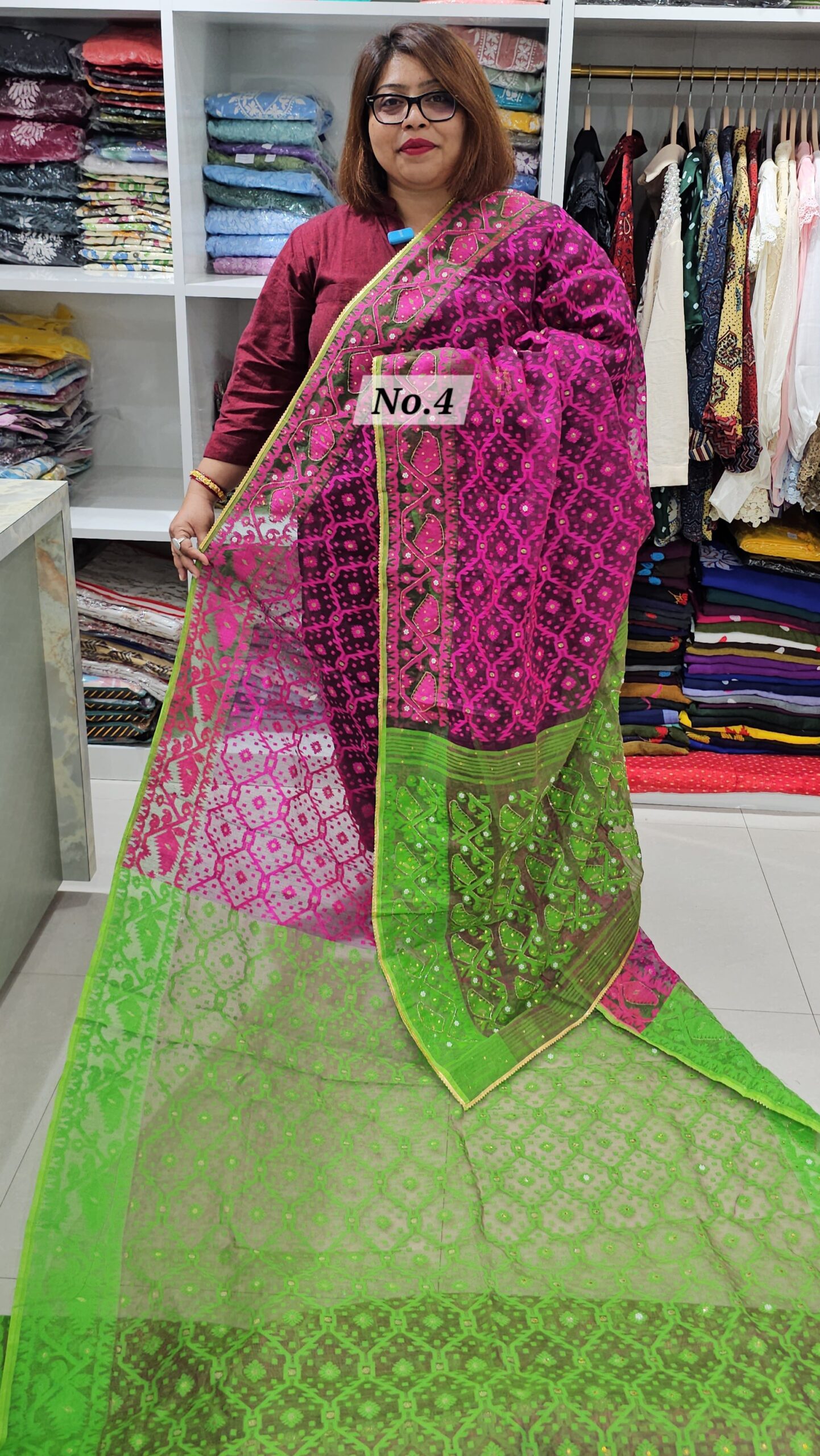 7TH SEP LIVE - KATDANA JAMDANI SAREE (NO.4)