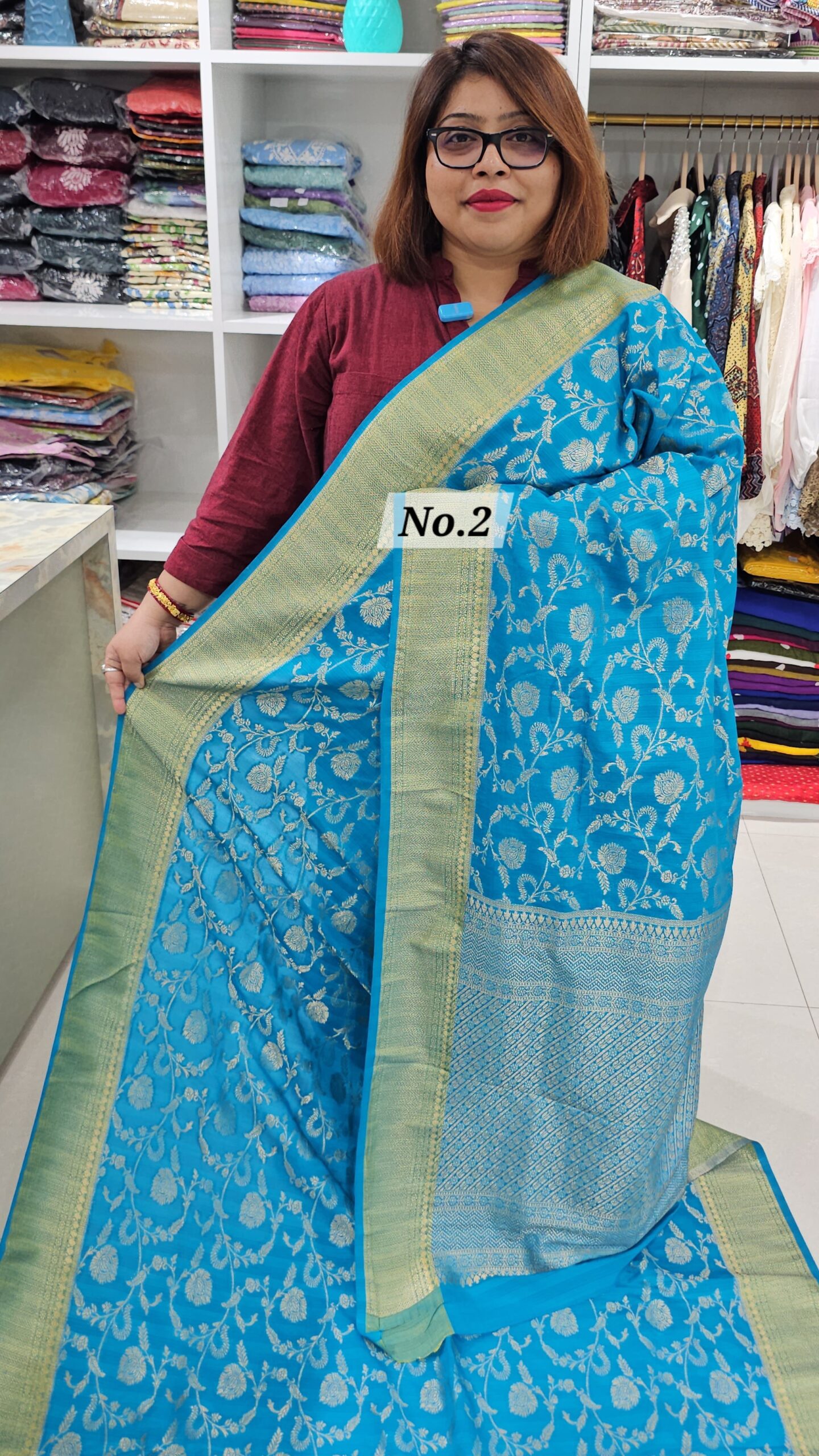 7TH SEP LIVE - TUSSAR SILK KHADDI SAREE (NO.2)