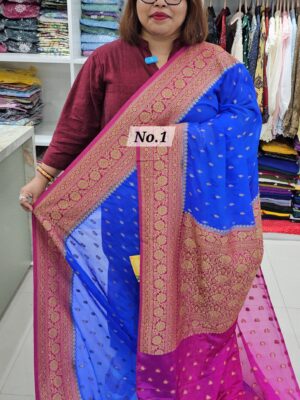 7TH SEP LIVE - GEORGETT KHADDI SAREE (NO.1)