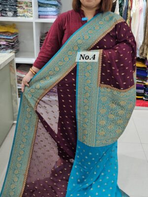 7TH SEP LIVE - GEORGETT KHADDI SAREE (NO.4)