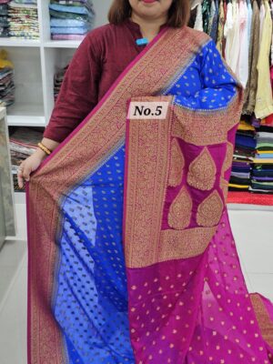 7TH SEP LIVE - GEORGETT KHADDI SAREE (NO.5)