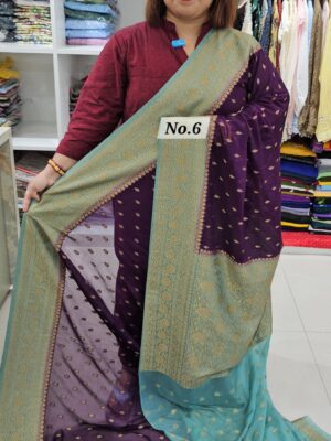 7TH SEP LIVE - GEORGETT KHADDI SAREE (NO.6)