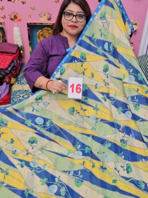 12TH SEP 2ND LIVE - MOSS CHIFFON SAREE (NO.16)