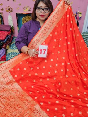 12TH SEP 2ND LIVE - GEORGETT SILK KHADDI SAREE (NO.17)