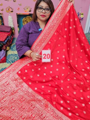 12TH SEP 2ND LIVE - GEORGETT SILK KHADDI SAREE (NO.20)