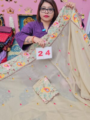 12TH SEP 2ND LIVE - CHINON CHIFFON SAREE (NO.24)