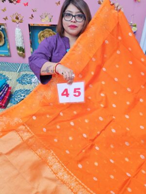 12TH SEP 2ND LIVE - SUPER NET KOTA INDIAN SILK SAREE (NO.45)