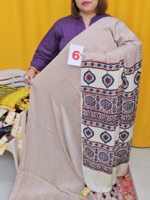 2ND SEP LIVE – PURE AJRAKH MODAL SILK SAREE (NO.6)