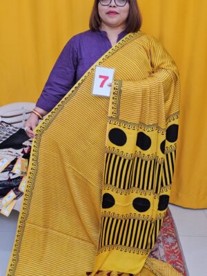 2ND SEP LIVE – PURE AJRAKH MODAL SILK SAREE (NO.7)