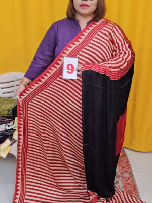 2ND SEP LIVE – PURE AJRAKH MODAL SILK SAREE (NO.9)