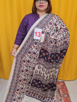 2ND SEP LIVE – PURE AJRAKH MODAL SILK SAREE (NO.13)