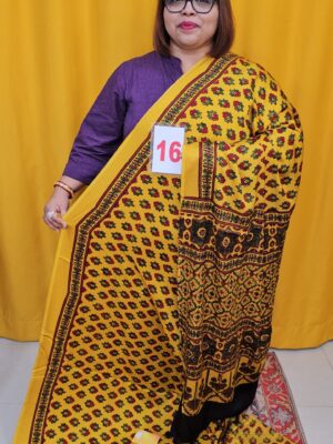 2ND SEP LIVE – PURE AJRAKH MODAL SILK SAREE (NO.16)