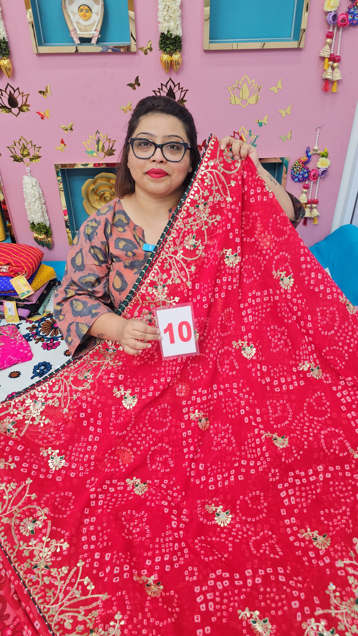 10TH SEP LIVE – MOSS CHIFFON SAREE (NO.10)