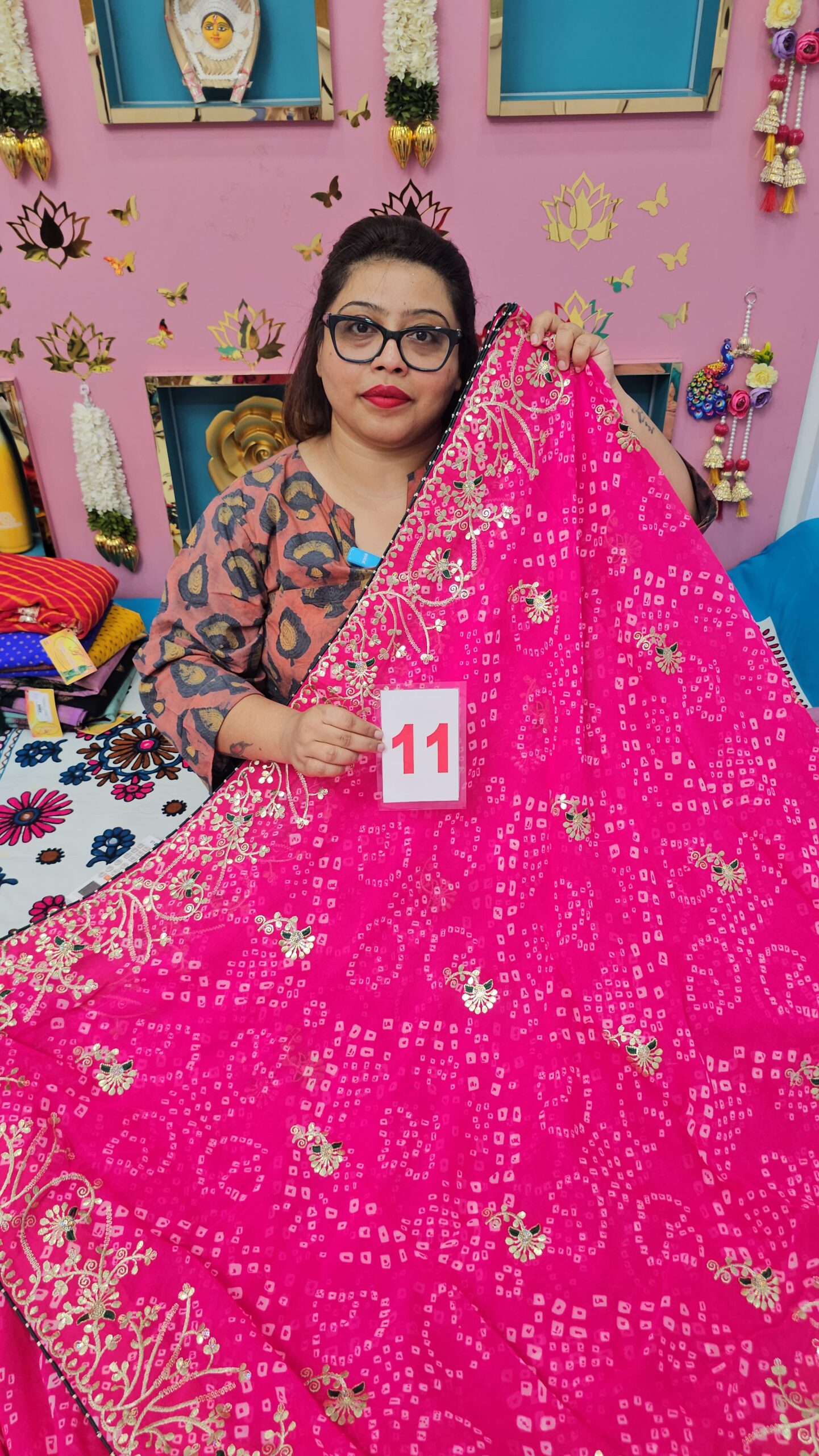 10TH SEP LIVE – MOSS CHIFFON SAREE (NO.11)