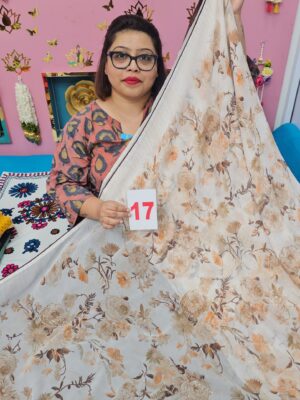10TH SEP LIVE – MOSS CHIFFON SAREE (NO.17)