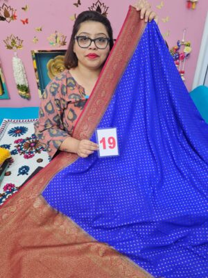 10TH SEP LIVE – GEORGETT KHADDI SAREE (NO.19)