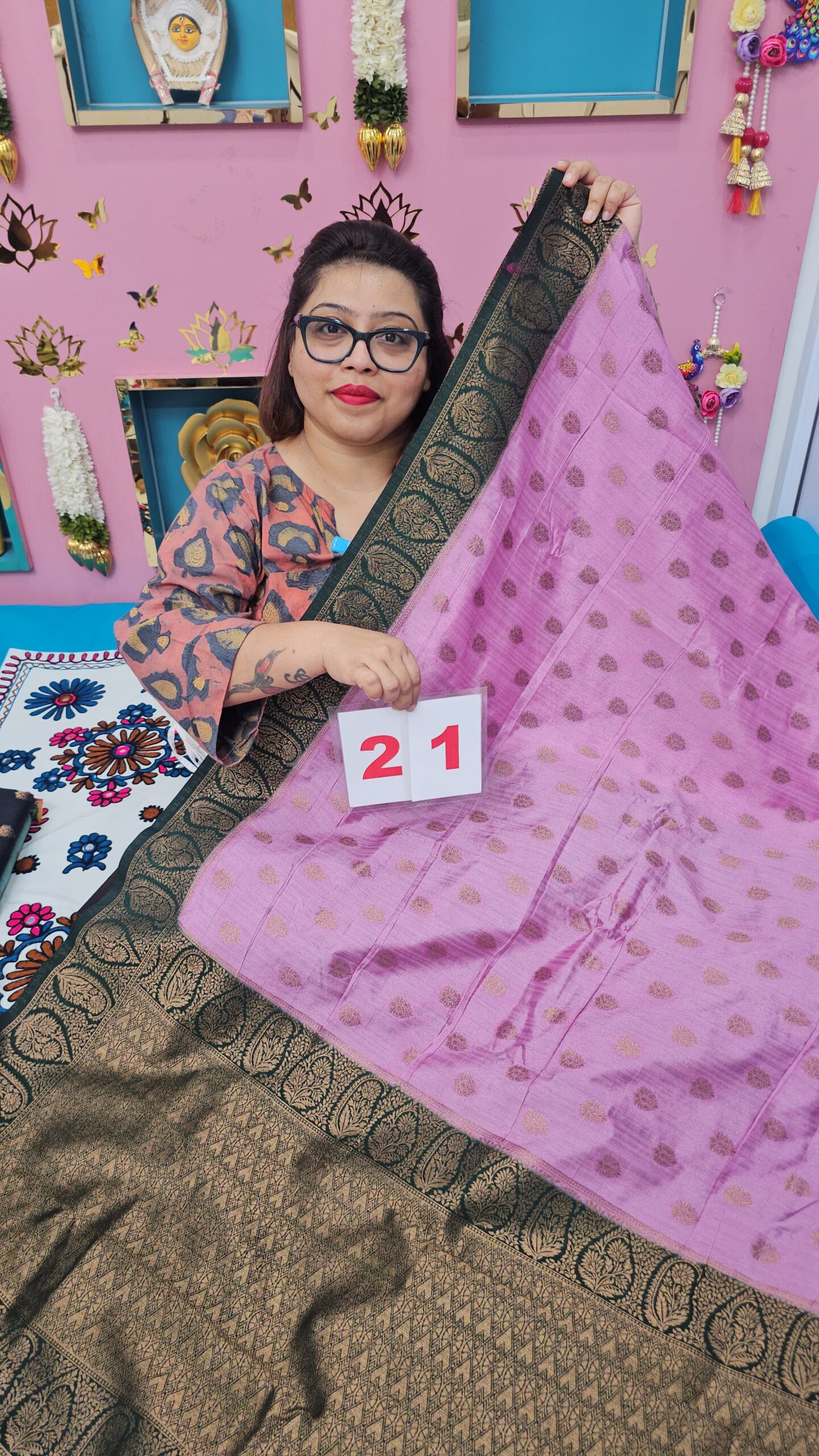 10TH SEP LIVE – GEORGETT KHADDI SAREE (NO.21)