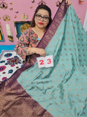 10TH SEP LIVE – GEORGETT KHADDI SAREE (NO.23)