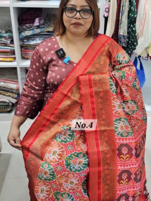 5TH SEP LIVE - PATOLA SOFT SILK SAREE (NO.4)