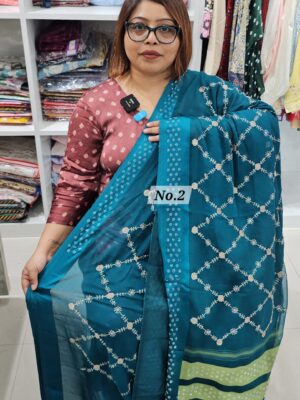 5TH SEP LIVE - MOSS CHIFFON SAREE (NO.2)