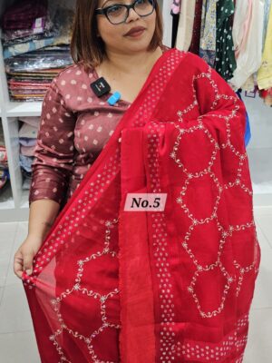 5TH SEP LIVE - MOSS CHIFFON SAREE (NO.5)