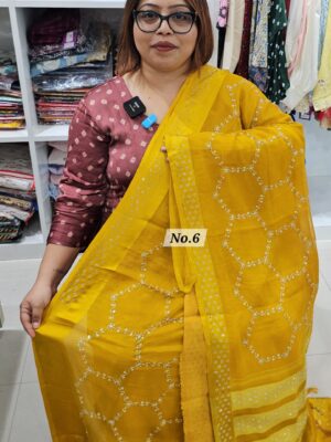5TH SEP LIVE - MOSS CHIFFON SAREE (NO.6)