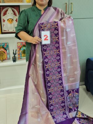6TH SEP LIVE - GEORGETT SILK KHADDI SAREE (NO.2)