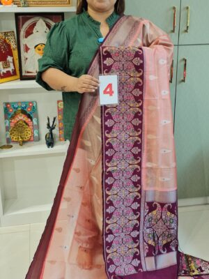 6TH SEP LIVE - GEORGETT SILK KHADDI SAREE (NO.4)