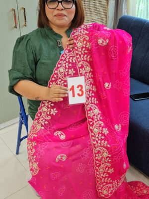 6TH SEP LIVE - MOSS CHIFFON SAREE (NO.13)