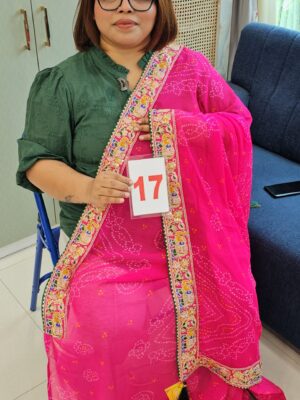 6TH SEP LIVE - MOSS CHIFFON SAREE (NO.17)