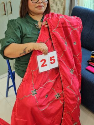 6TH SEP LIVE - MOSS SILK SAREE (NO.25)