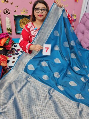 12TH SEP LIVE – TUSSAR KHADDI INDIAN SILK SAREE (NO.7)