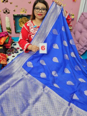 12TH SEP LIVE – TUSSAR KHADDI INDIAN SILK SAREE (NO.6)
