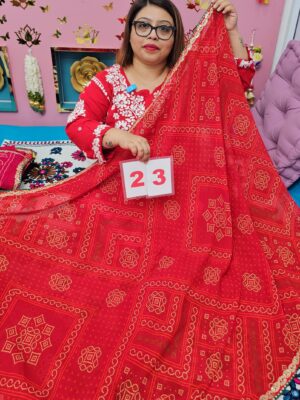 12TH SEP LIVE - MOSS CHIFFON SAREE (NO.23)
