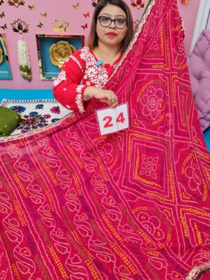 12TH SEP LIVE - MOSS CHIFFON SAREE (NO.24)