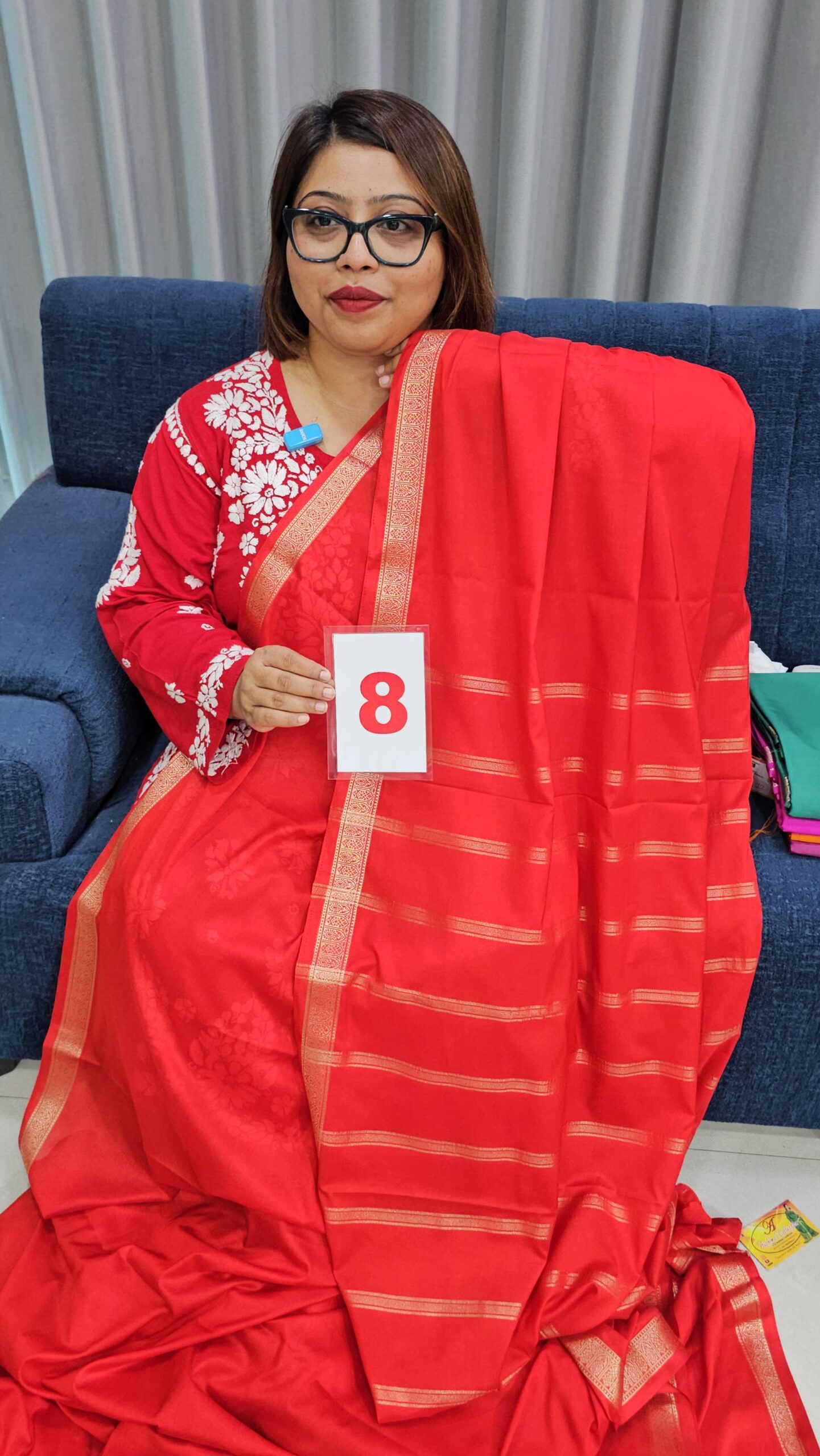 7TH SEP LIVE - CREPE SILK SAREE (NO.8)