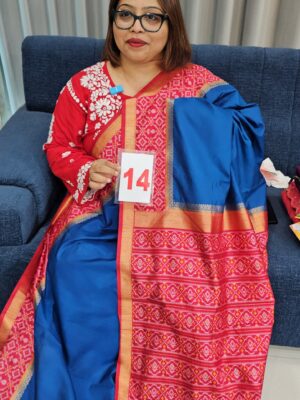 7TH SEP LIVE - PATOLA INDIAN SILK SAREE (NO.14)