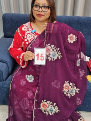 7TH SEP LIVE - PREMIUM JAQUARD SOFT SAREE (NO.15)
