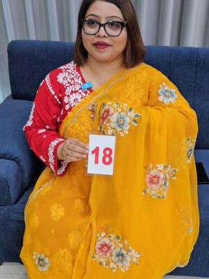 7TH SEP LIVE - PREMIUM JAQUARD SOFT SAREE (NO.18)