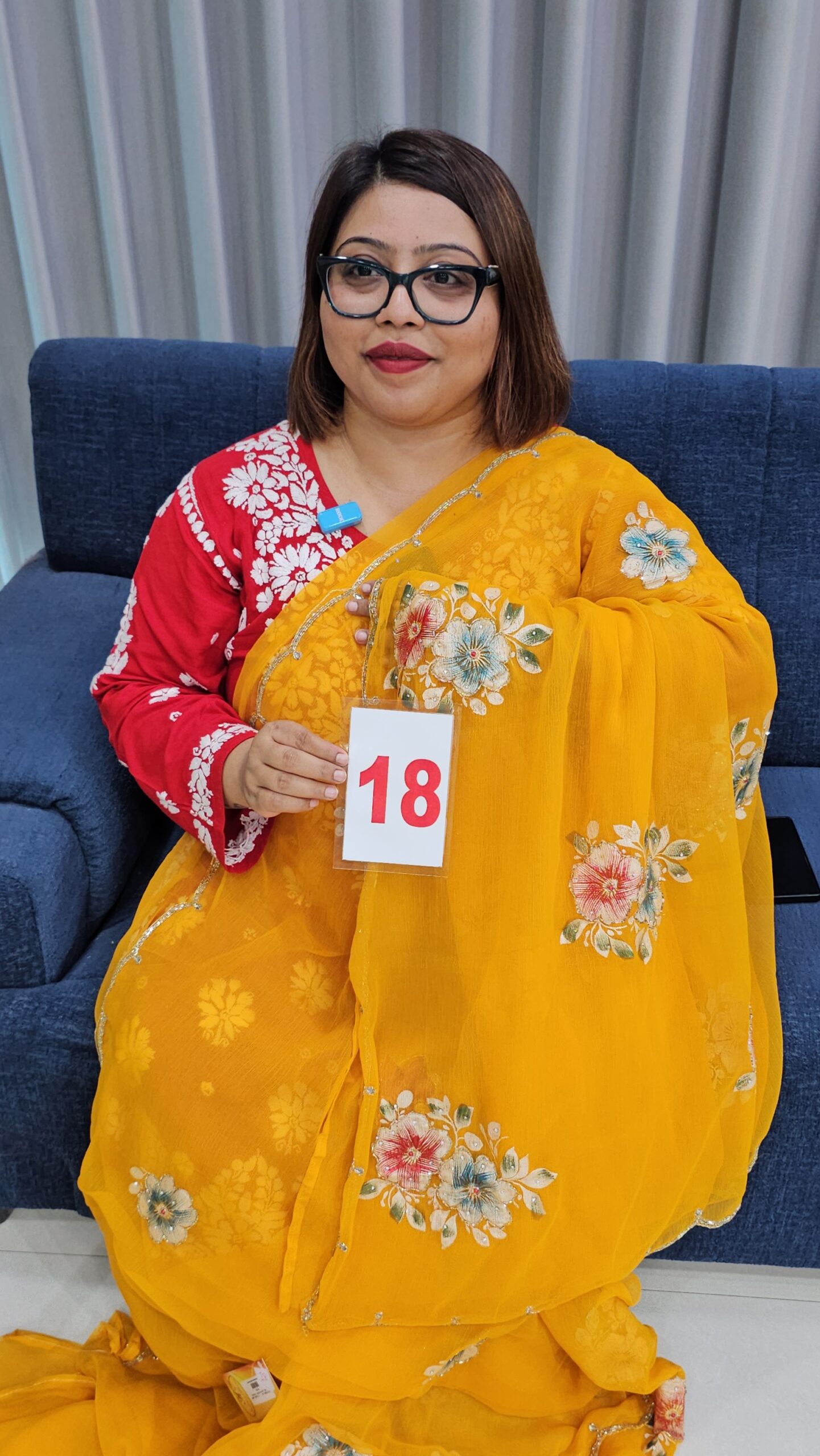 7TH SEP LIVE - PREMIUM JAQUARD SOFT SAREE (NO.18)